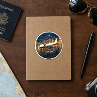 Thumbnail for Airbus A300-600F - 3D - Circle Sticker - Notebook