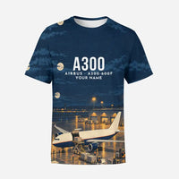 Thumbnail for Airbus A300-600F 3D All-Over Print Clothing - T-Shirt - 3D + Name