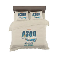 Thumbnail for Airbus A300-600F - Cartoon - Bedding Set - Beige