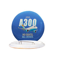 Thumbnail for Airbus A300-600F - Cartoon - Pin - Blue