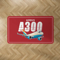 Thumbnail for Airbus A300-600F - Cartoon - Rectangle Carpet - Red
