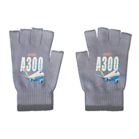 Thumbnail for Airbus A300-600F - Gloves - Cut - Cartoon - Gray