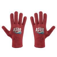 Thumbnail for Airbus A300-600F - Gloves - Full - Cartoon - Red