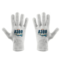Thumbnail for Airbus A300-600F - Gloves - Full - Cartoon - White