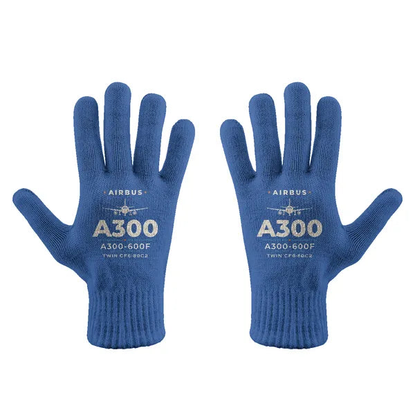 Airbus A300-600F - Gloves - Full - Heritage - Blue