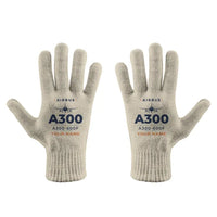 Thumbnail for Airbus A300-600F - Gloves - Full - Heritage + Name - Beige