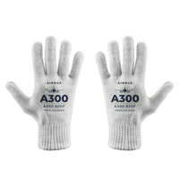 Thumbnail for Airbus A300-600F - Gloves - Full - Heritage - White