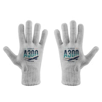 Thumbnail for Airbus A300-600F - Gloves - Full - Original + Name - Light Gray