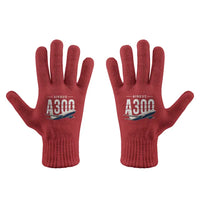 Thumbnail for Airbus A300-600F - Gloves - Full - Original - Red