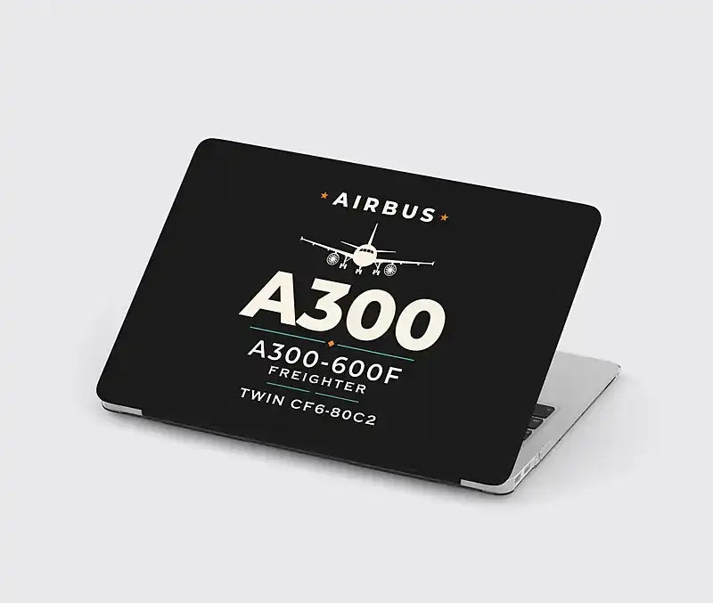 Airbus A300-600F - Heritage - MacBook Case - Black