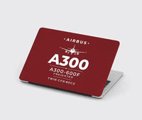 Thumbnail for Airbus A300-600F - Heritage - MacBook Case - Dark Red