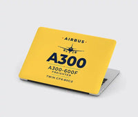 Thumbnail for Airbus A300-600F - Heritage - MacBook Case - Yellow