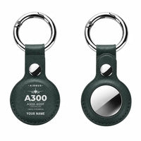 Thumbnail for Airbus A300-600F - Heritage + Name - AirTag Case - Army Green