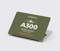 Thumbnail for Airbus A300-600F - Heritage + Name - MacBook Case - Green Army