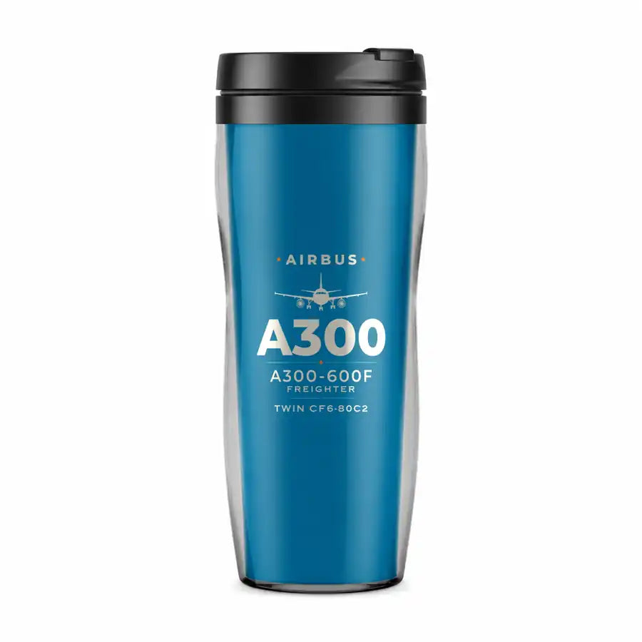 Airbus A300-600F - Heritage - Plastic (No Holder) - Light Blue