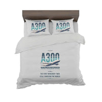 Thumbnail for Airbus A300-600F - Original - Bedding Set - Light Gray