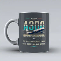 Thumbnail for Airbus A300-600F - Original - Mug - Gray