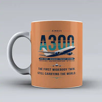 Thumbnail for Airbus A300-600F - Original - Mug - Orange