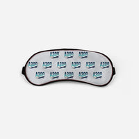 Thumbnail for Airbus A300-600F - Original Pattern - Sleep Mask - Light Gray
