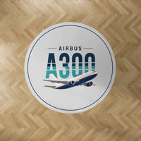 Thumbnail for Airbus A300-600F - Original - Round Carpet - Light Gray