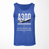 Thumbnail for Airbus A300-600F - Original - Tank Top - Blue