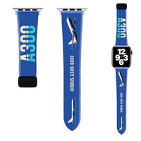 Thumbnail for Airbus A300-600F Apple Watch Bands - Blue (Magnetic Band) - Original