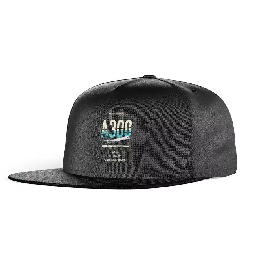 Airbus A300-600F snapback - black