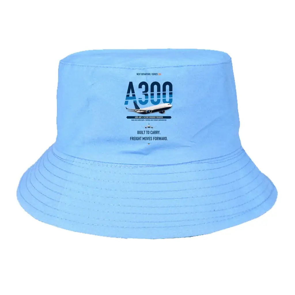Airbus A300-600F summer hat - light blue
