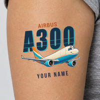 Thumbnail for Airbus A300-600F - Tattoo - Cartoon + Name