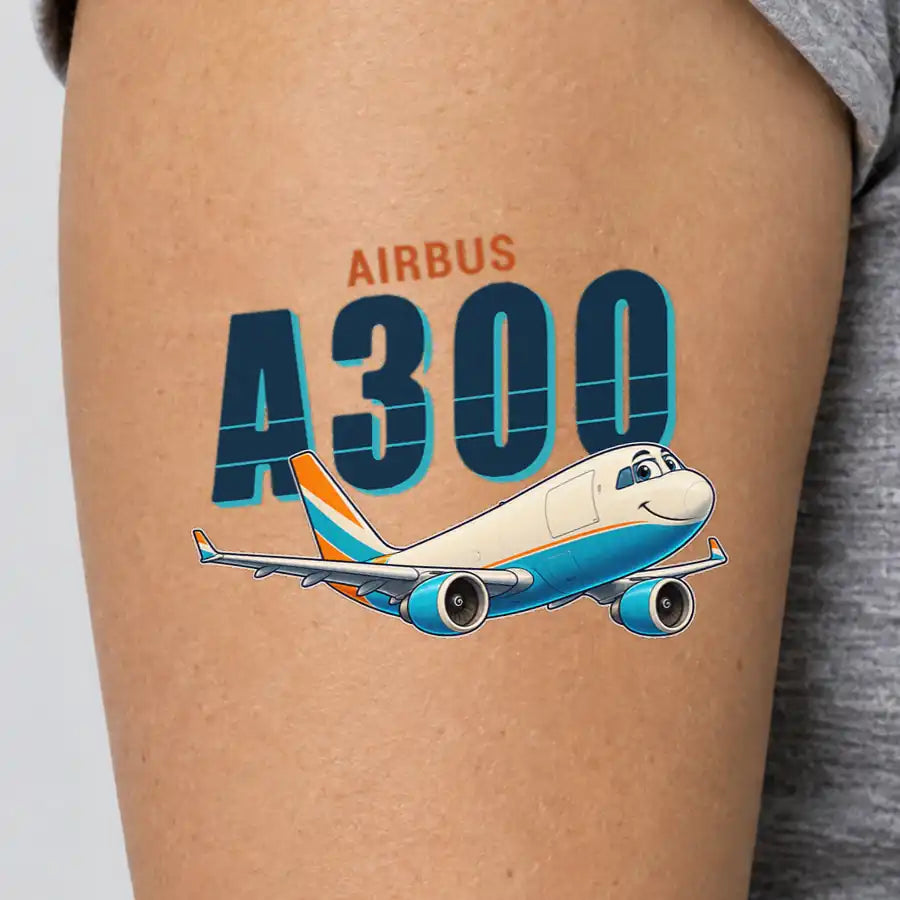 Airbus A300-600F - Tattoo - Cartoon