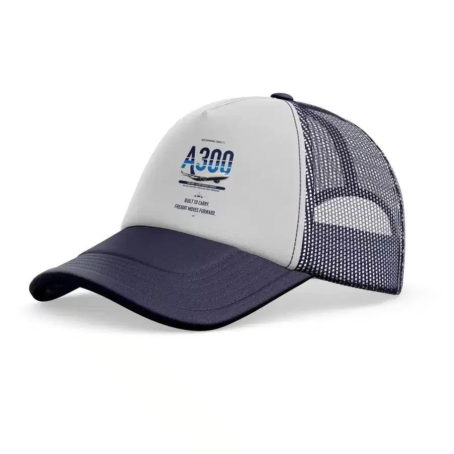 Airbus A300-600F trucker cap - dark blue