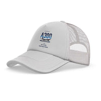Thumbnail for Airbus A300-600F trucker cap - white
