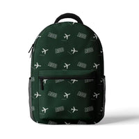 Thumbnail for Airbus A300-600R - 3D Backpack - 3D Pattern - Dark Green