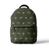 Thumbnail for Airbus A300-600R - 3D Backpack - 3D Pattern - Green Army
