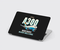 Thumbnail for Airbus A300-600R - Cartoon - MacBook Case - Black