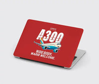 Thumbnail for Airbus A300-600R - Cartoon - MacBook Case - Red