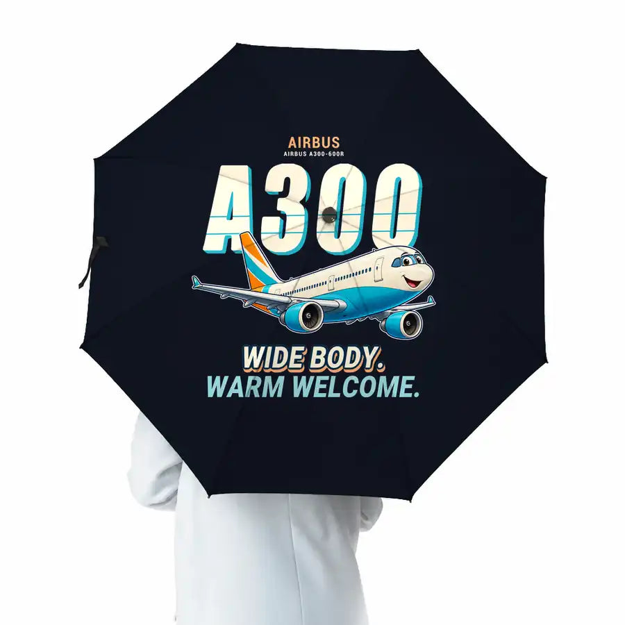 Airbus A300-600R - Cartoon - Umbrella