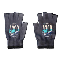 Thumbnail for Airbus A300-600R - Gloves - Cut - Original + Name - Black