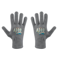 Thumbnail for Airbus A300-600R - Gloves - Full - Cartoon - Gray