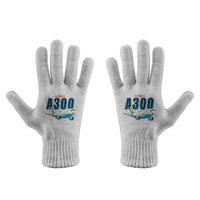 Thumbnail for Airbus A300-600R - Gloves - Full - Cartoon - Light Gray