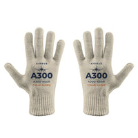 Thumbnail for Airbus A300-600R - Gloves - Full - Heritage + Name - Beige