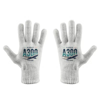 Thumbnail for Airbus A300-600R - Gloves - Full - Original + Name - White