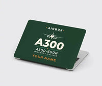 Thumbnail for Airbus A300-600R - Heritage + Name - MacBook Case - Dark Green