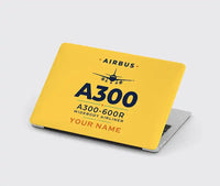 Thumbnail for Airbus A300-600R - Heritage + Name - MacBook Case - Yellow
