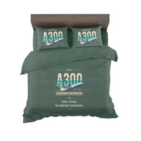 Thumbnail for Airbus A300-600R - Original - Bedding Set - Dark Green