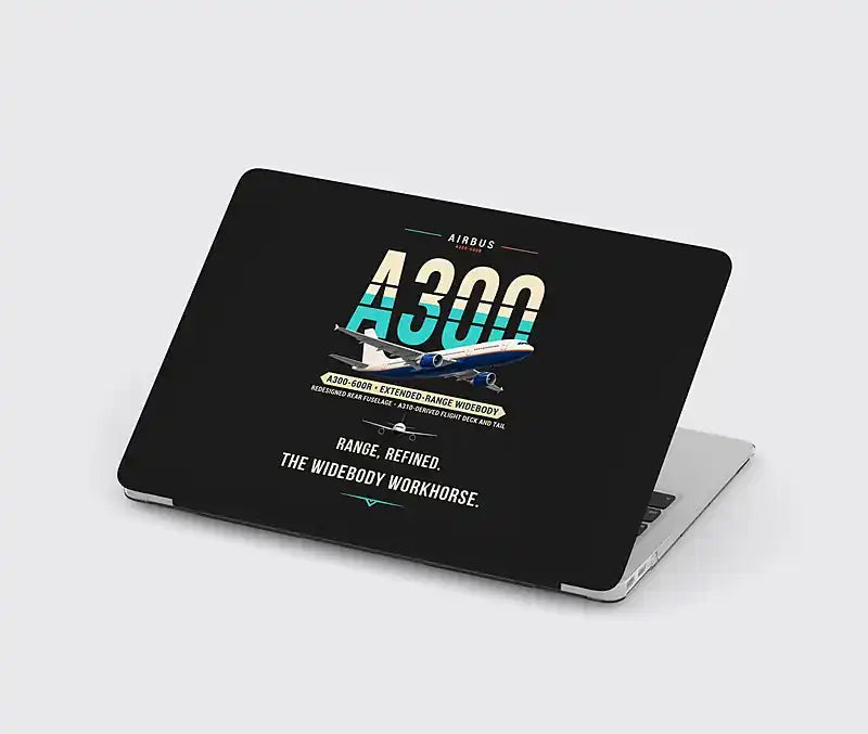 Airbus A300-600R - Original - MacBook Case - Black