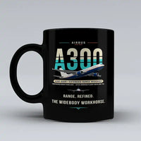 Thumbnail for Airbus A300-600R - Original - Mug - Black