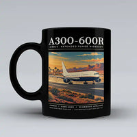 Thumbnail for Airbus A300-600R - Poster - Mug - Black