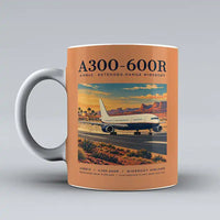 Thumbnail for Airbus A300-600R - Poster - Mug - Orange