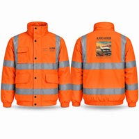 Thumbnail for Airbus A300-600R Reflective Winter Jackets - Poster - Orange